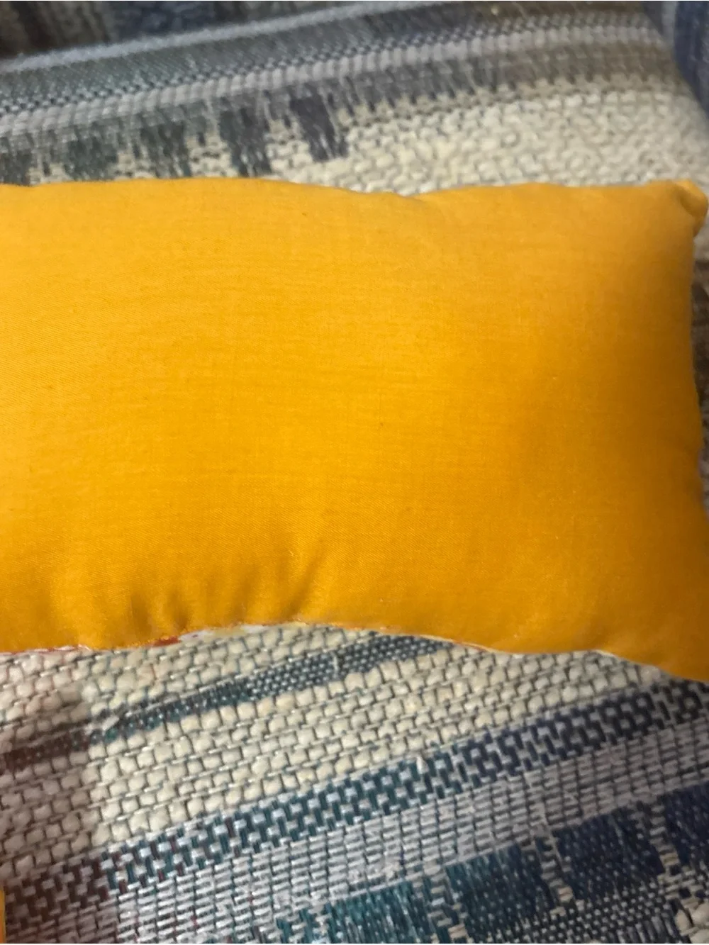 Autumn Leaf Floral Lumbar Pillows pack of 3 handmade new Yellow Orange Brown
